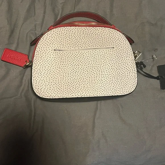 Coach Red and Black Mickey Mouse Tag - Picture 2 of 5